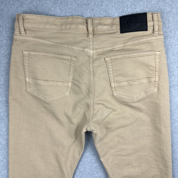 Vintage Genes Black Men's 5 Pocket Tan Pants Size 34x32 - Picture 6 of 8